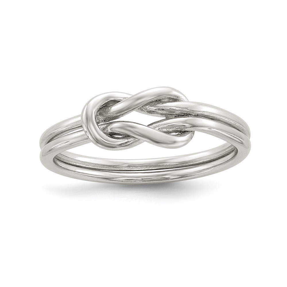 925 Sterling Silver Celtic Love Knot Anniversary Valentine Gift Ring Size 6 54$